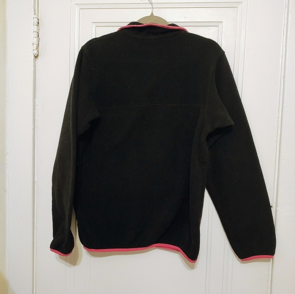 Patagonia Black and Pink Women's Synchilla Pullover - Picture 3 of 3